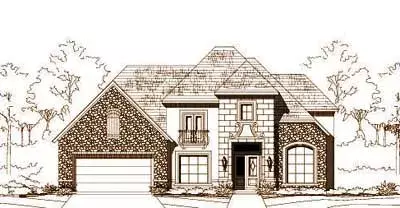 French Country house plans 19-1226 - front exterior, 4,712 sq ft, 4 bed, 4 bath house plans | Monster House Plans