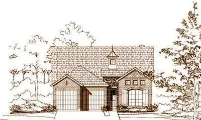 European house plans 19-1229 - front exterior, 2,522 sq ft, 3 bed, 3 bath house plans | Monster House Plans