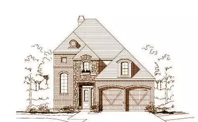 European house plans 19-1232 - front exterior, 2,881 sq ft, 3 bed, 2 bath house plans | Monster House Plans