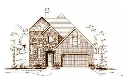 European house plans 19-1234 - front exterior, 2,912 sq ft, 3 bed, 2 bath house plans | Monster House Plans