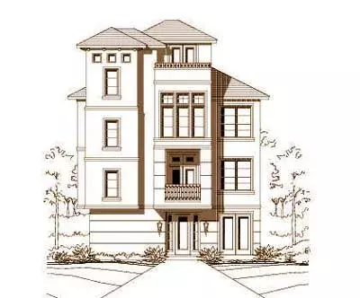 Mediterranean house plans 19-1238 - front exterior, 2,239 sq ft, 3 bed, 3 bath house plans | Monster House Plans
