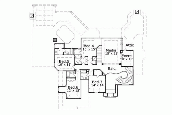 Upper/Second Floor Plan:19-1242