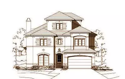 European house plans 19-1248 - front exterior, 4,750 sq ft, 5 bed, 5 bath house plans | Monster House Plans