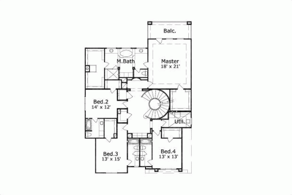 Upper/Second Floor Plan:19-1248