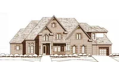 Traditional house plans 19-1250 - front exterior, 5,306 sq ft, 5 bed, 4 bath house plans | Monster House Plans