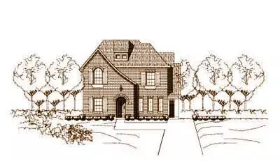 European house plans 19-1254 - front exterior, 2,899 sq ft, 4 bed, 4 bath house plans | Monster House Plans