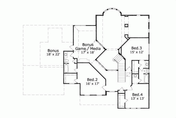 Upper/Second Floor Plan:19-1261