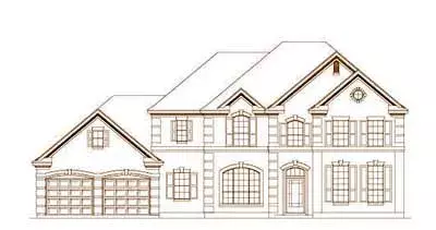 Traditional house plans 19-1263 - front exterior, 3,441 sq ft, 5 bed, 3 bath house plans | Monster House Plans