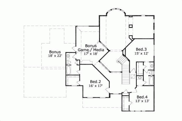 Upper/Second Floor Plan:19-1263