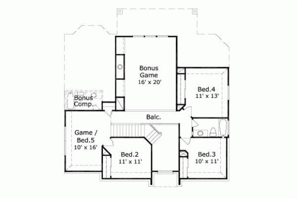 Upper/Second Floor Plan:19-1264