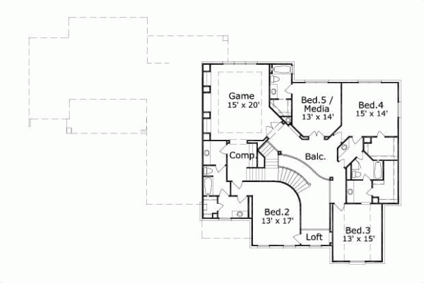 Upper/Second Floor Plan:19-1290