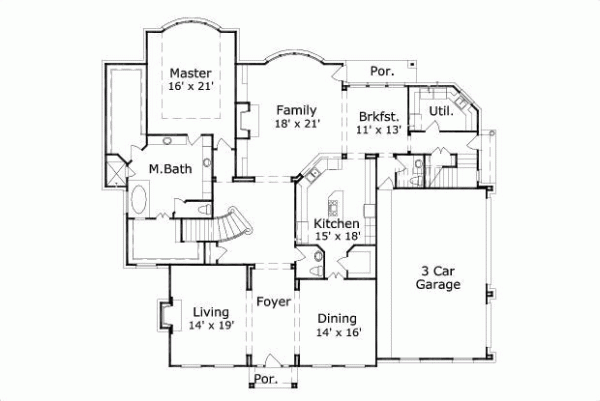 Main Floor Plan: 19-1291