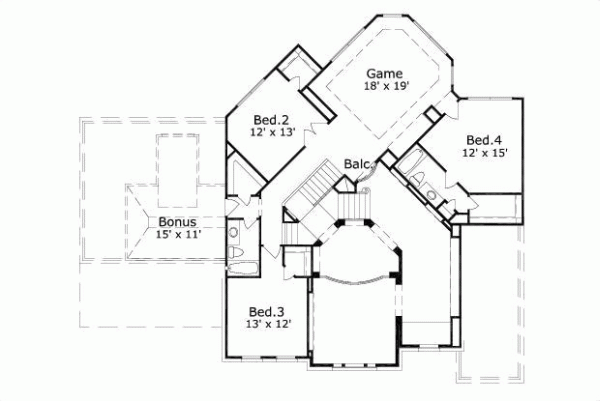 Upper/Second Floor Plan:19-1292
