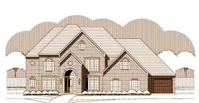 Traditional house plans 19-1295 - front exterior, 5,488 sq ft, 5 bed, 3 bath house plans | Monster House Plans