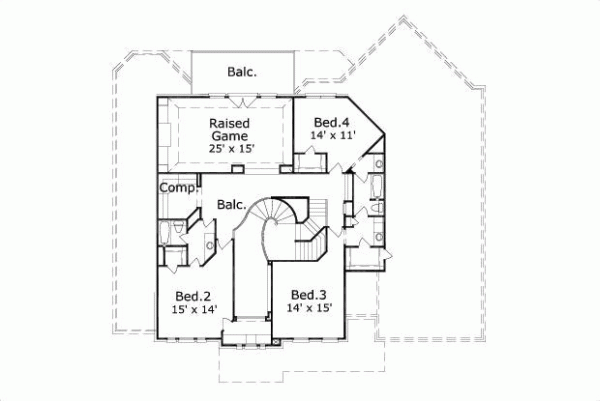 Upper/Second Floor Plan:19-1298