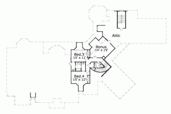 Upper/Second Floor Plan:19-1299
