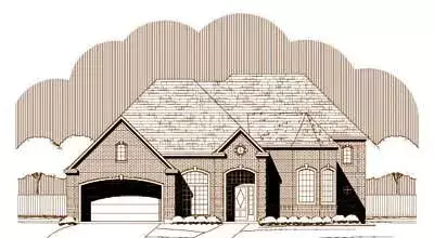 Traditional house plans 19-1301 - front exterior, 4,275 sq ft, 4 bed, 3 bath house plans | Monster House Plans