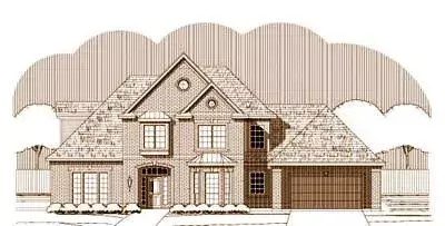 Traditional house plans 19-1309 - front exterior, 3,809 sq ft, 4 bed, 3 bath house plans | Monster House Plans