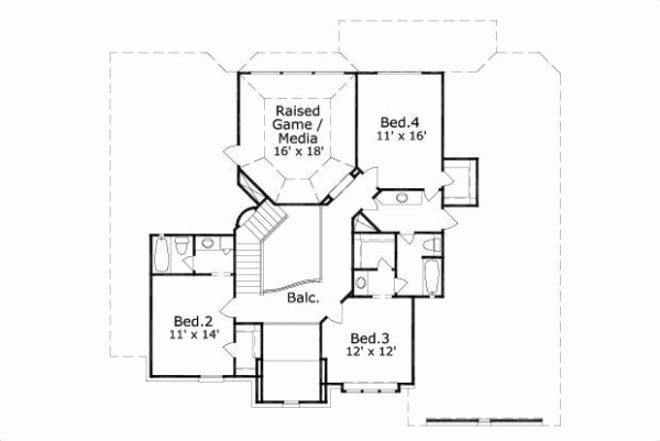 Upper/Second Floor Plan:19-1321