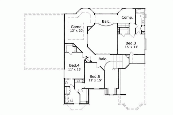 Upper/Second Floor Plan: 19-1324