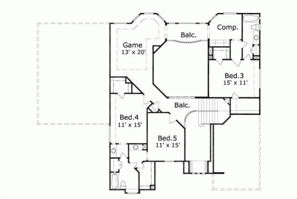Upper/Second Floor Plan:19-1327