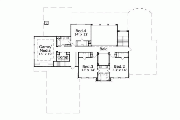 Upper/Second Floor Plan:19-1329