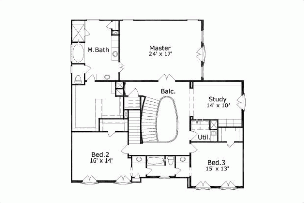 Upper/Second Floor Plan:19-1332