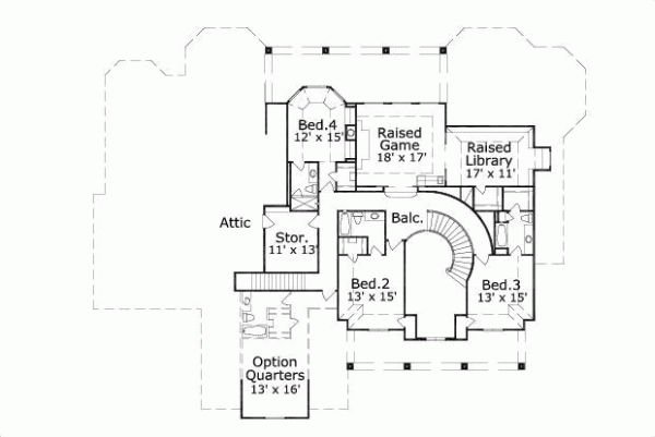 Upper/Second Floor Plan:19-1333