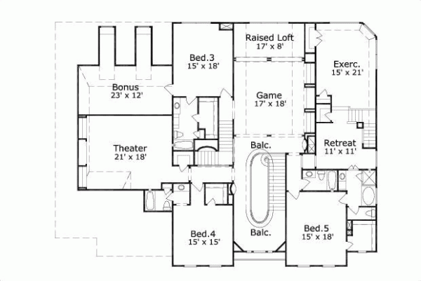 Upper/Second Floor Plan:19-1341