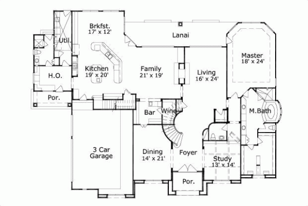 Main Floor Plan: 19-135