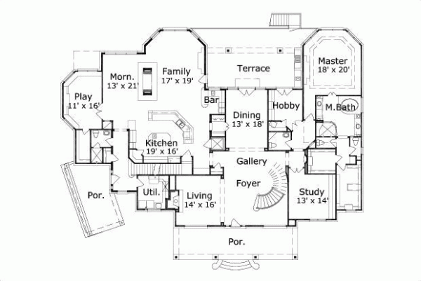 Main Floor Plan: 19-1351