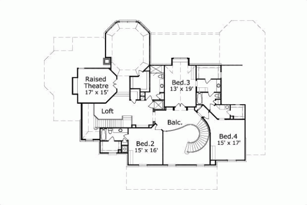 Upper/Second Floor Plan:19-1351