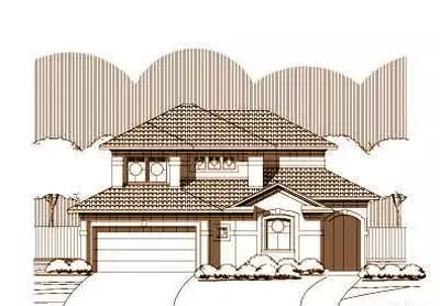 Traditional house plans 19-1354 - front exterior, 2,300 sq ft, 3 bed, 2 bath house plans | Monster House Plans