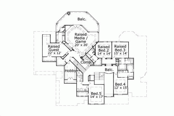 Upper/Second Floor Plan:19-1356