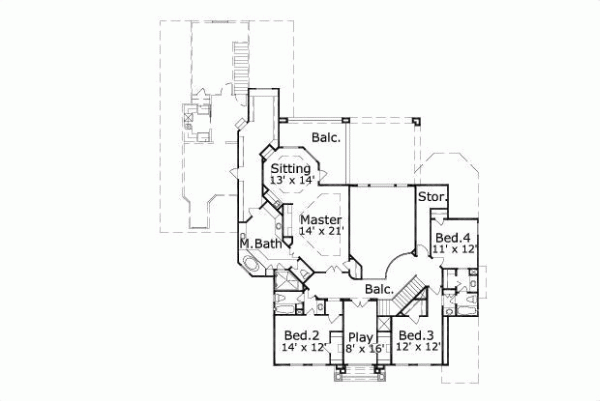 Upper/Second Floor Plan:19-1358