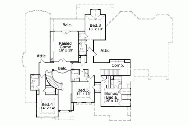 Upper/Second Floor Plan:19-1359