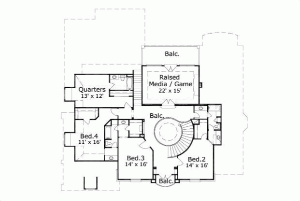 Upper/Second Floor Plan:19-1362