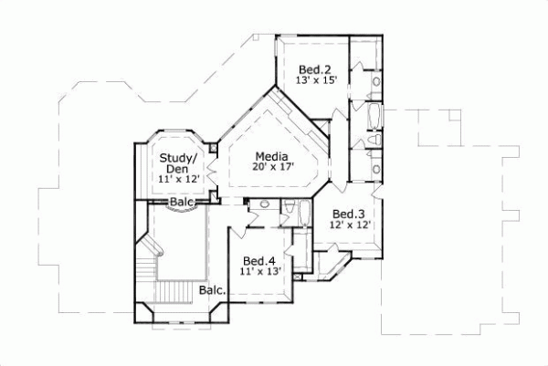 Upper/Second Floor Plan:19-1363