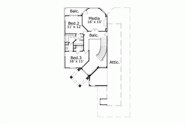 Upper/Second Floor Plan:19-1364