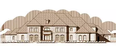 European house plans 19-1367 - front exterior, 7,731 sq ft, 5 bed, 6 bath house plans | Monster House Plans