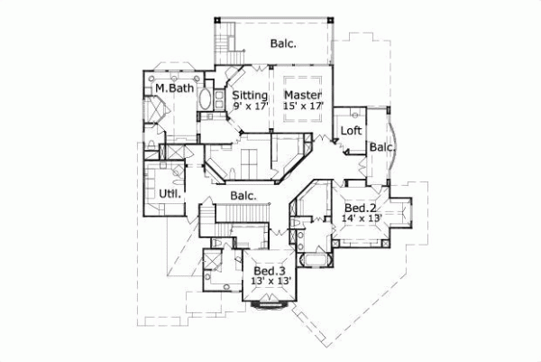 Upper/Second Floor Plan:19-1373
