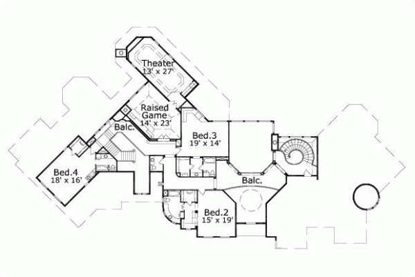 Upper/Second Floor Plan:19-1375