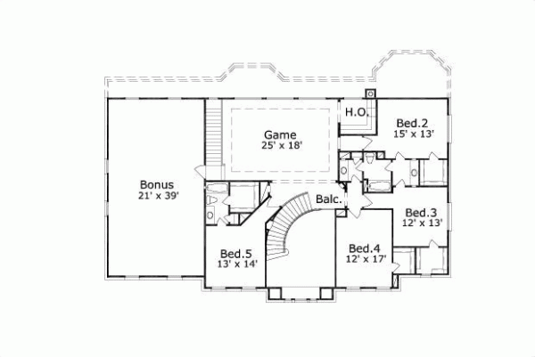 Upper/Second Floor Plan:19-1377