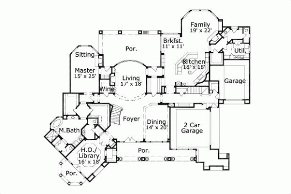 Main Floor Plan: 19-1387