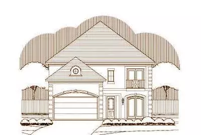 Traditional house plans 19-1391 - front exterior, 3,345 sq ft, 3 bed, 2 bath house plans | Monster House Plans