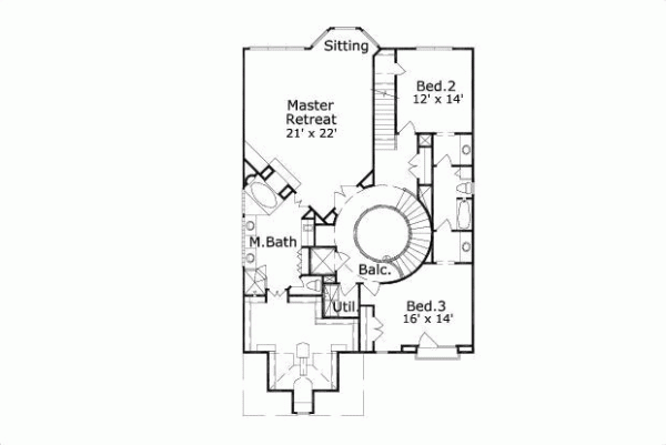 Upper/Second Floor Plan:19-1391