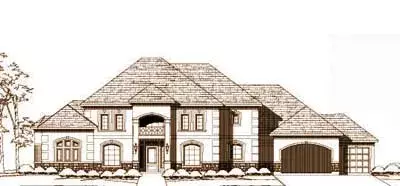 Traditional house plans 19-1392 - front exterior, 5,527 sq ft, 4 bed, 4 bath house plans | Monster House Plans