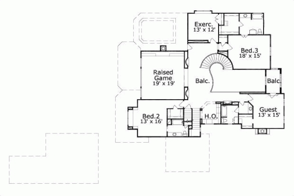 Upper/Second Floor Plan:19-1393
