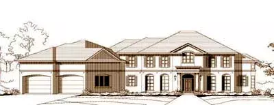 Mediterranean house plans 19-1410 - front exterior, 5,322 sq ft, 5 bed, 4 bath house plans | Monster House Plans