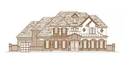 Traditional house plans 19-1418 - front exterior, 5,344 sq ft, 5 bed, 4 bath house plans | Monster House Plans